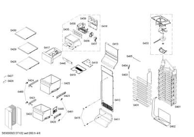 Door & Housing, Rails (0401-0461)