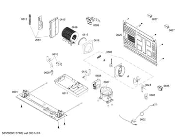 Hoses, Fan Parts (0601-0627)