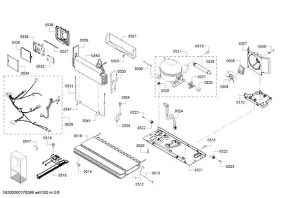 Screws, Fan Parts (0501-0580)