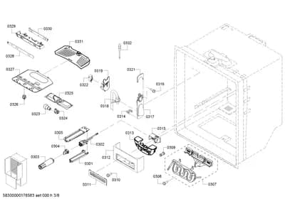 Door & Housing, Screws (0301-0332)