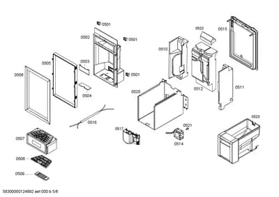 Door & Housing, Fan Parts (0501-0523)