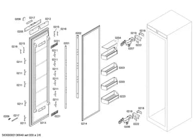 Mounting & Fixing, Door & Housing (0201-0223)
