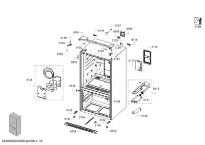 Door & Housing, Hinges (0101-0150)