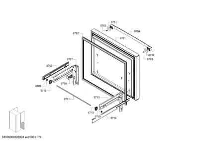 Door & Housing, Handles & Knobs (0701-0731)