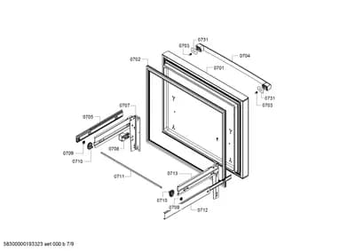 Door & Housing, Handles & Knobs (0701-0731)
