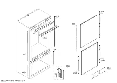 Door & Housing, Screws (0701-0716)
