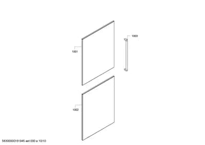 Door & Housing, Handles & Knobs (1001-1003)