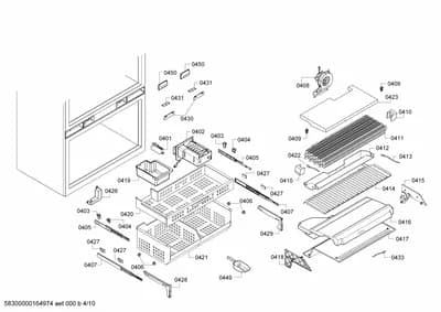Door & Housing, Mounting & Fixing (0401-0433)