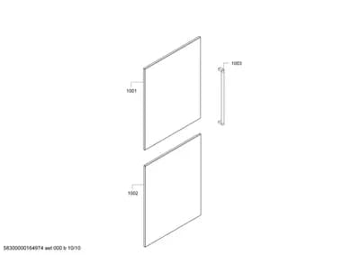 Door & Housing, Handles & Knobs (1001-1003)
