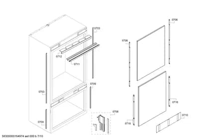 Door & Housing, Screws (0701-0716)