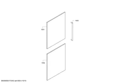 Door & Housing, Handles & Knobs (1001-1003)