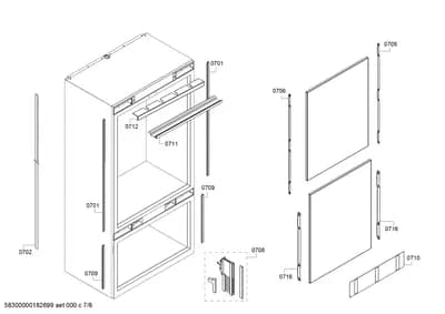 Screws, Door & Housing (0701-0716)