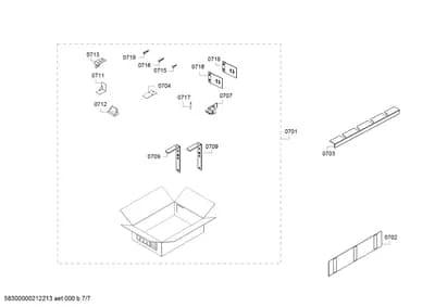 Screws, Mounting & Fixing (0701-0719)