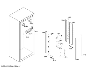 Door & Housing, Flaps & Holders (0401-0419)