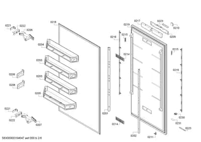 Door & Housing, Mounting & Fixing (0201-0231)