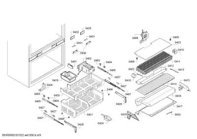 Door & Housing, Mounting & Fixing (0401-0433)