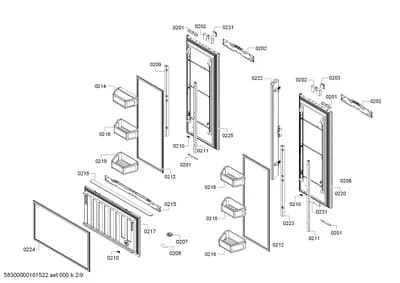 Door & Housing, Mounting & Fixing (0201-0225)