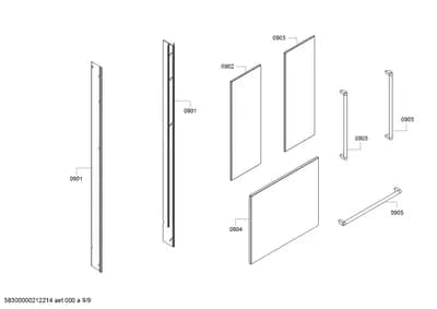 Door & Housing, Handles & Knobs (0901-0905)