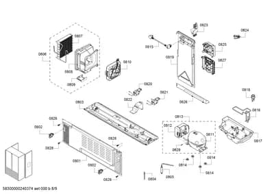 Door & Housing, Flaps & Holders (0801-0827)