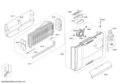Door & Housing, Seals & Gaskets (0401-0418)