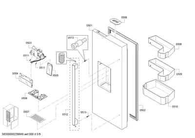 Door & Housing, Seals & Gaskets (0501-0525)