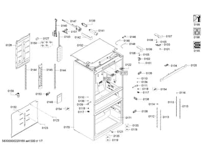 Door & Housing, Hinges (0101-0198)