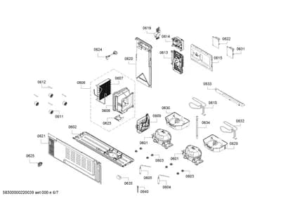 Door & Housing, Flaps & Holders (0601-0640)