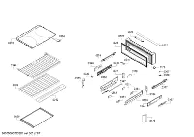 Door & Housing, Mounting & Fixing (0307-0381)
