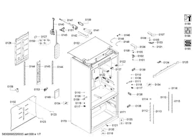 Door & Housing, Hinges (0101-0198)