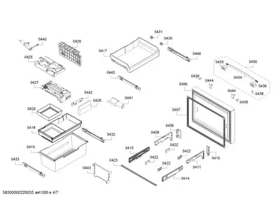 Mounting & Fixing, drawers (0406-0451)