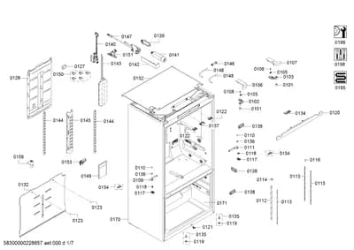 Door & Housing, Hinges (0101-0199)
