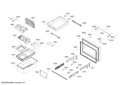 Mounting & Fixing, drawers (0406-0450)
