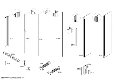Mounting & Fixing, Door & Housing (0701-0719)