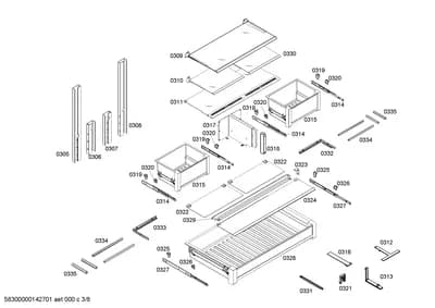 shelves trays, Mounting & Fixing (0305-0335)
