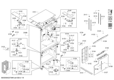 Door & Housing, Hinges (0101-0198)