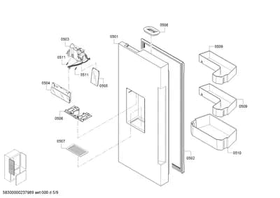 Door & Housing, Seals & Gaskets (0501-0509)