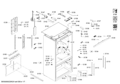 Door & Housing, Hinges (0101-0199)