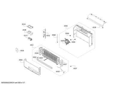 Mounting & Fixing, Fan Parts (0501-0538)