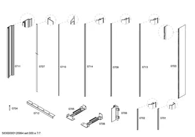 Hinges, Mounting & Fixing (0701-0714)