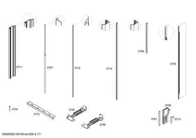 Mounting & Fixing, Hinges (0701-0716)