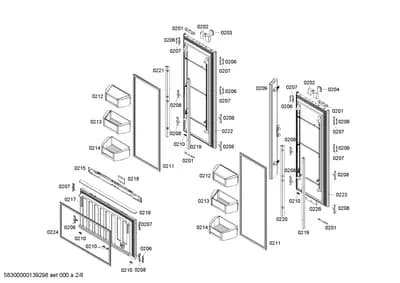 Mounting & Fixing, Door & Housing (0201-0226)