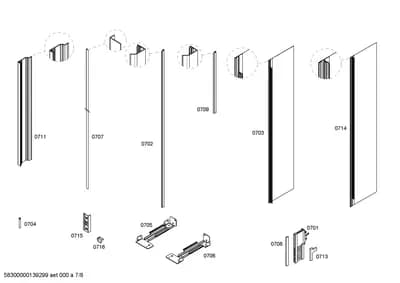 Mounting & Fixing, Door & Housing (0701-0716)