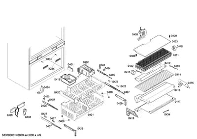 Door & Housing, Mounting & Fixing (0401-0434)