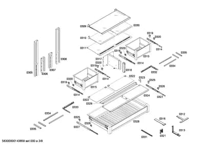 shelves trays, Mounting & Fixing (0305-0335)