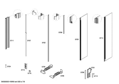 Mounting & Fixing, Door & Housing (0701-0716)