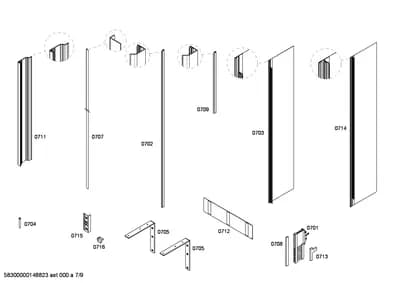 Mounting & Fixing, Door & Housing (0701-0716)