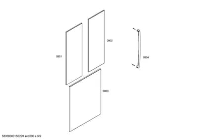 Door & Housing, Handles & Knobs (0901-0904)