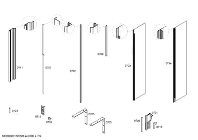 Mounting & Fixing, Screws (0701-0716)