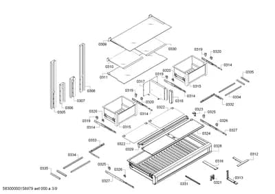 shelves trays, Mounting & Fixing (0305-0335)