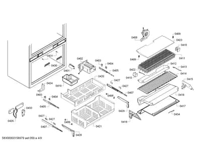 Door & Housing, Mounting & Fixing (0401-0434)